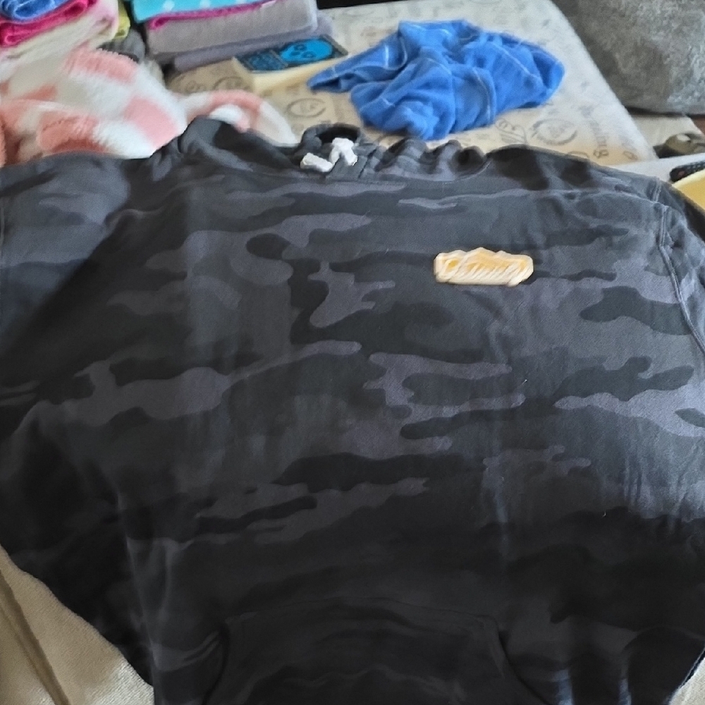 Black Camouflage Hoodie